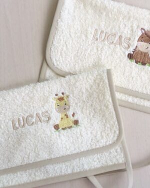 SET Toallitas bordadas para el Jardín x 2 unidades!