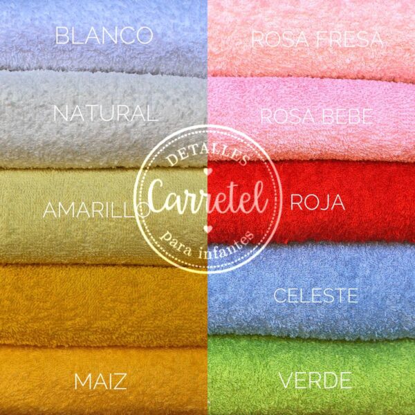 SET para el JARDIN: Bolsita personalizada + pack x 2 toallitas bordadas! - Image 14